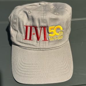 II-VI 50th anniversary hat